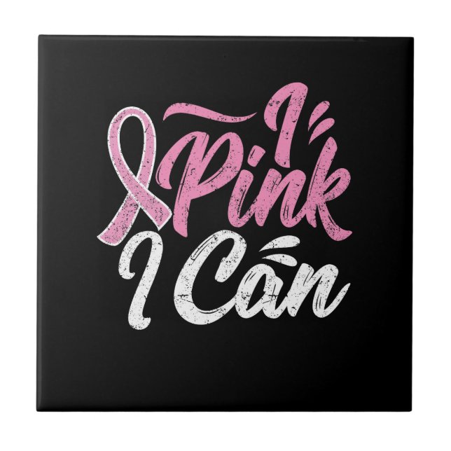 Breast Cancer Awareness Ceramic Tile (Front)