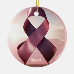 Breast Cancer Awareness Ceramic Tree Decoration