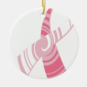 Breast Cancer Awareness Ceramic Tree Decoration