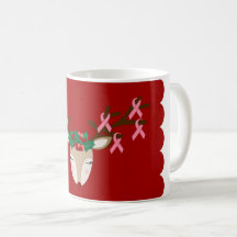 Breast Cancer Awareness Christmas Mug