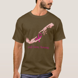 Breast Cancer Awareness Creation Of Adam Pink Ribb T-Shirt