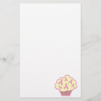 Breast Cancer Awareness Cupcake Stationery