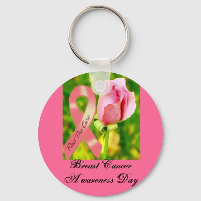 Breast Cancer Awareness Day_Keychain Key Ring (Front)
