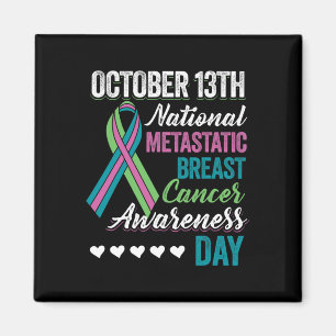 Breast Cancer Awareness Day October 13th Magnet