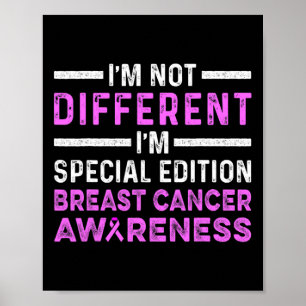 Breast Cancer Awareness Different Survivor Warrior Poster