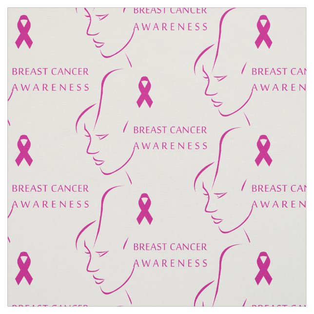 Breast cancer awareness fabric (Swatch)