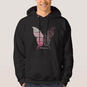 Breast Cancer Awareness Family Matching Butterfly Hoodie