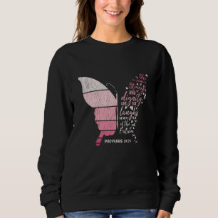 Breast Cancer Awareness Family Matching Butterfly Sweatshirt