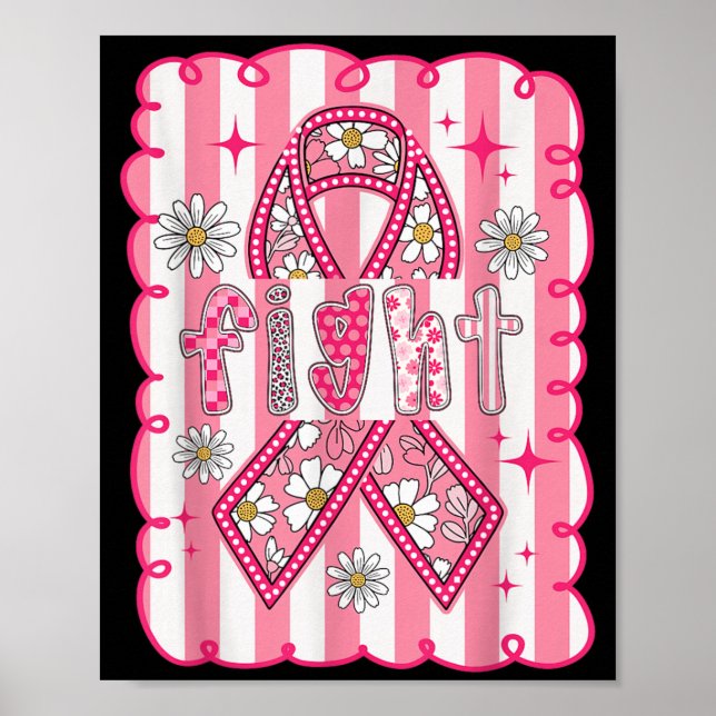 Breast Cancer Awareness Fight Poster (Front)