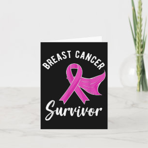 Breast Cancer Awareness Gifts Women Survivor Pink  Card