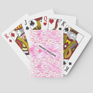 Breast Cancer Awareness-HOPE_ Playing Cards