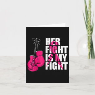 Breast Cancer Awareness Husband Support Squad  Card