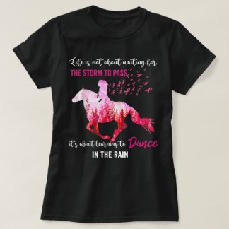 Breast Cancer Awareness I Am The Storm Horse T-Shirt