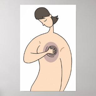 Breast cancer awareness image. poster