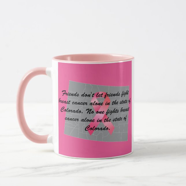 Breast Cancer Awareness in Colorado  Mug (Left)