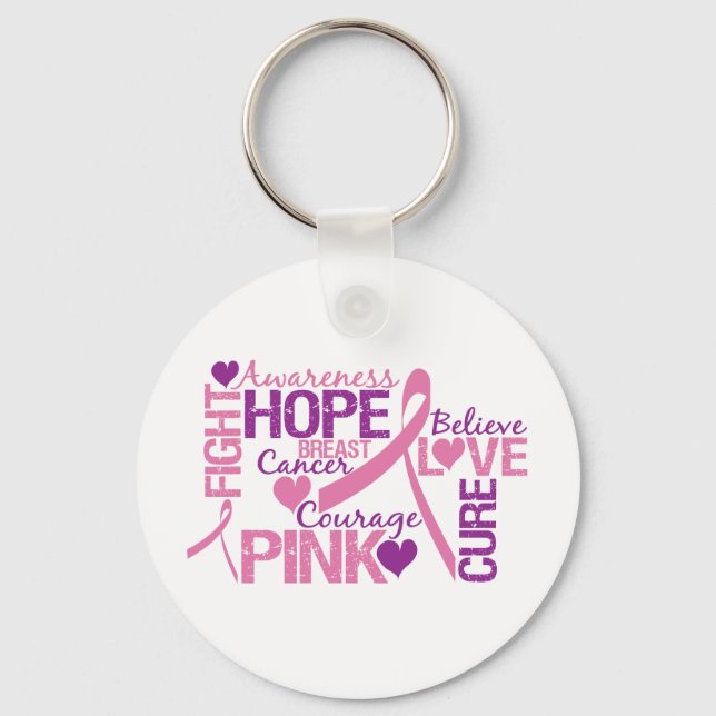 Breast Cancer Awareness Key Ring (Front)