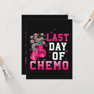 Breast Cancer Awareness Last Day of Chemo Warrior Invitation