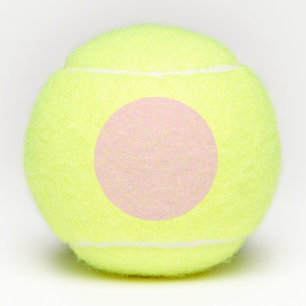 Breast cancer awareness light pink dot cute  tennis balls