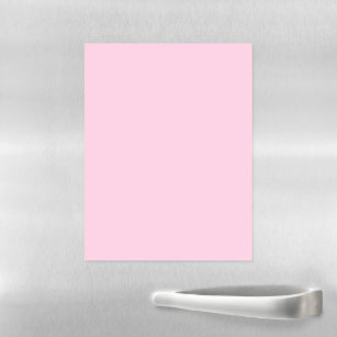 Breast cancer awareness light pink solid colour magnetic dry erase sheet