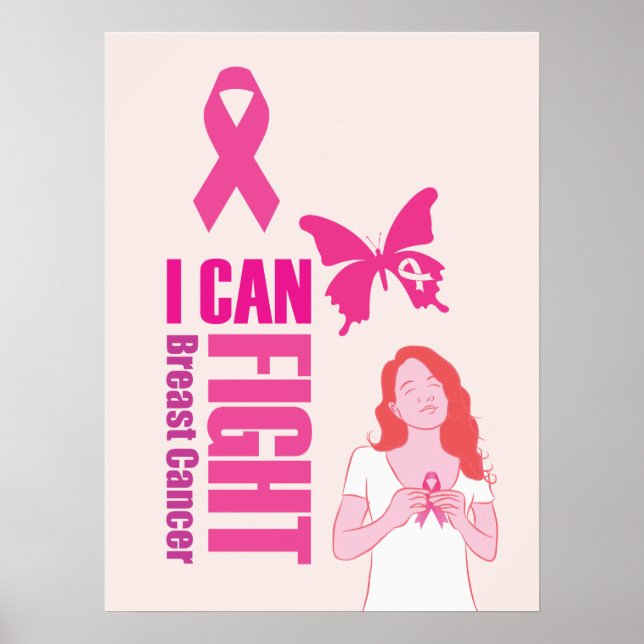 Breast Cancer awareness medical poster  (Front)