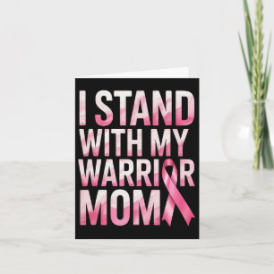Breast Cancer Awareness Men Kids. Fighting Breast Card