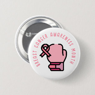Breast Cancer Awareness Month 6 Cm Round Badge