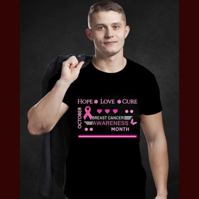 Breast Cancer Awareness Month Design T-Shirt (Creator Uploaded)