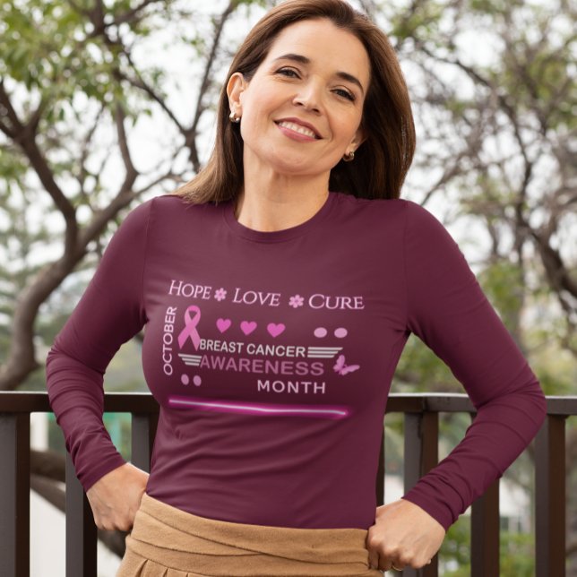 Breast Cancer Awareness Month Design T-Shirt (Creator Uploaded)