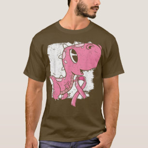 Breast Cancer Awareness Month Fight Cancer Dinosau T-Shirt