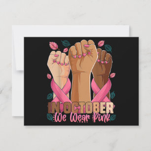 Breast Cancer Awareness Month In October We Wear P Save The Date
