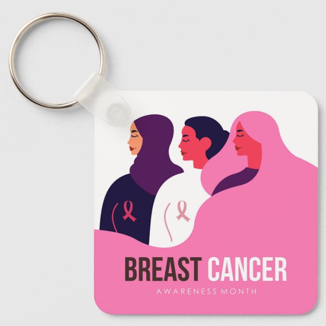 Breast Cancer Awareness Month Key Ring (Front)