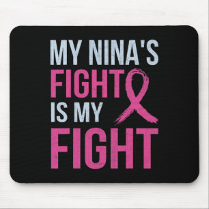 Breast Cancer Awareness Month My Nina's Fight Is M Mouse Pad
