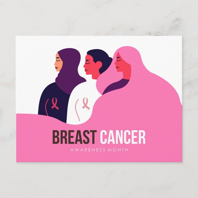 Breast Cancer Awareness Month Postcard (Front)