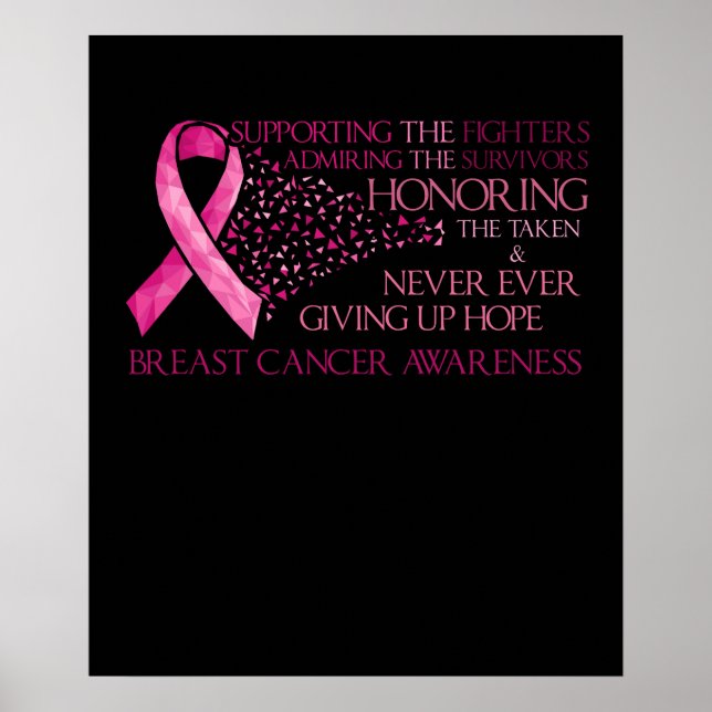 Breast Cancer Awareness Month Poster (Front)