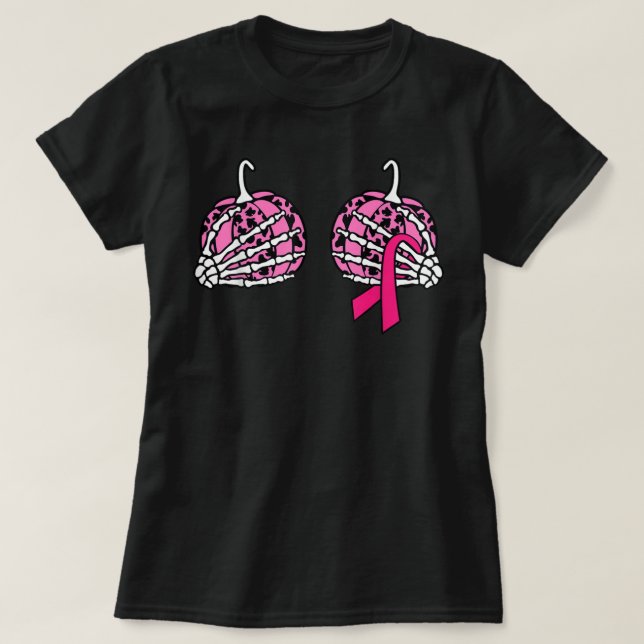 Breast Cancer Awareness Month Rainbow Mens & Women T-Shirt (Design Front)
