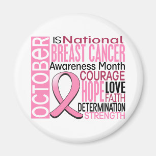 Breast Cancer Awareness Month Ribbon I2 1.3 Magnet