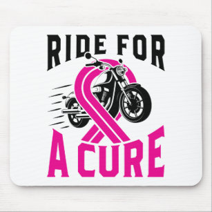 Breast Cancer Awareness Motorcycle Ride for a Cure Mouse Pad