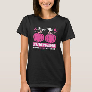 Breast Cancer Awareness October Pink Halloween T-Shirt