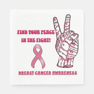 Breast Cancer Awareness Paper Napkin
