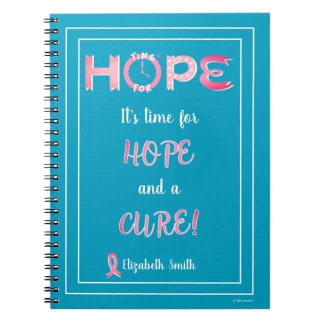 Breast Cancer Awareness Personalised Notebook (Front)