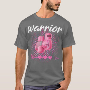Breast Cancer Awareness Pink Boing Gloves Warrior T-Shirt