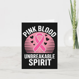 Breast Cancer Awareness Pink October. Breast Cance Card