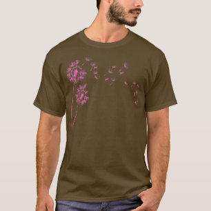 Breast Cancer Awareness Pink Peace Love Cure Faith T-Shirt