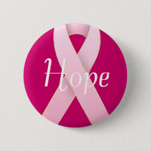 Breast Cancer Awareness Pink Ribbon Designs 6 Cm Round Badge