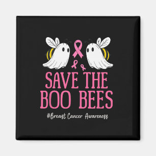 Breast Cancer Awareness Pink Ribbon Funny Bees Gho Magnet