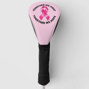 Breast Cancer Awareness Pink Ribbon Golf Head Cover