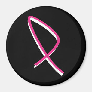 Breast Cancer Awareness Pink Ribbon II Magnet
