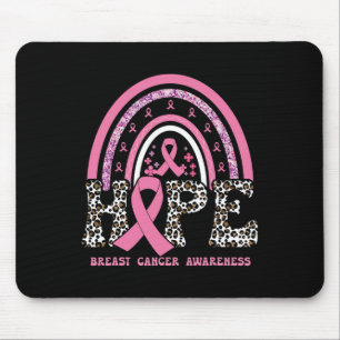 Breast Cancer Awareness Pink Ribbon Month Support Mouse Pad