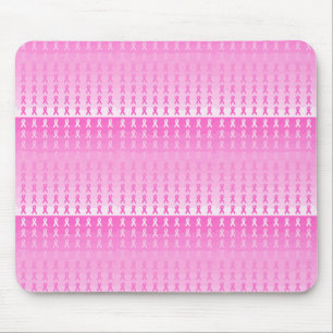 Breast Cancer Awareness Pink Ribbon Mouse Pad
