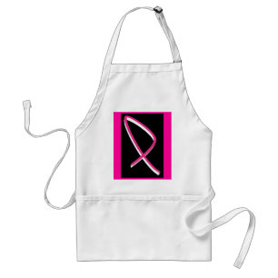 Breast Cancer Awareness Pink Ribbon Standard Apron
